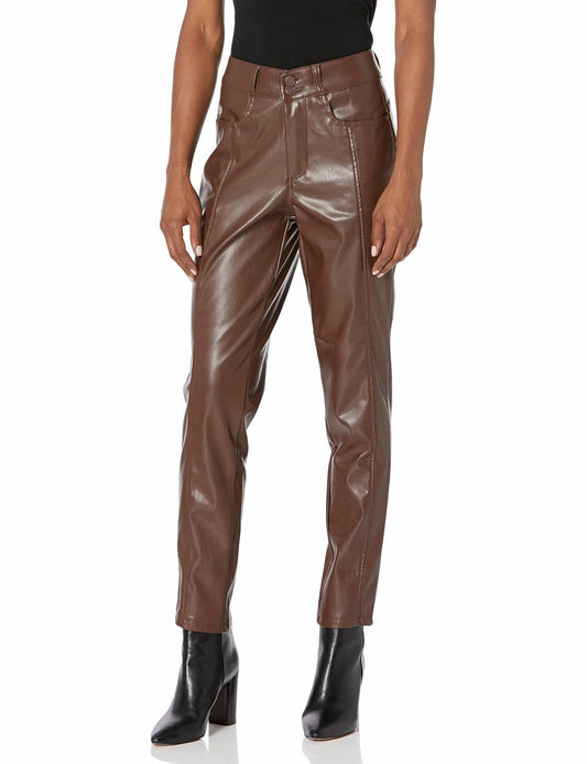 Dollhouse Women's Curvy Skinny Brown High Rise Jeans Size 5/6