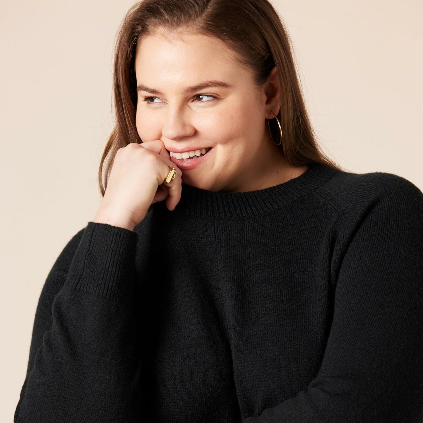 Amazon Essentials Women's Crewneck Sweater Classic Fit Soft Touch Black Size 2X