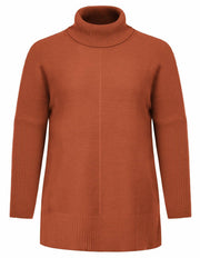 Hanna Nikole Women's Pullover Sweater Chunky Knit Loose Fit Size 18 Orange