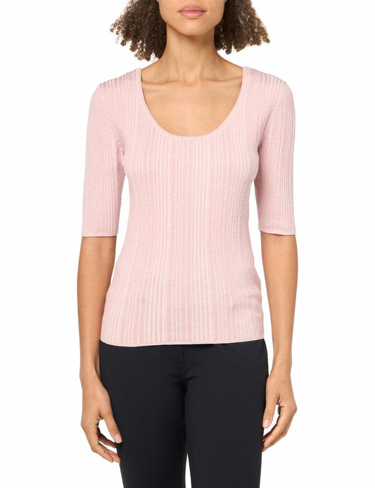 Majestic Filatures Women's Noir Linen Tee Black Size M