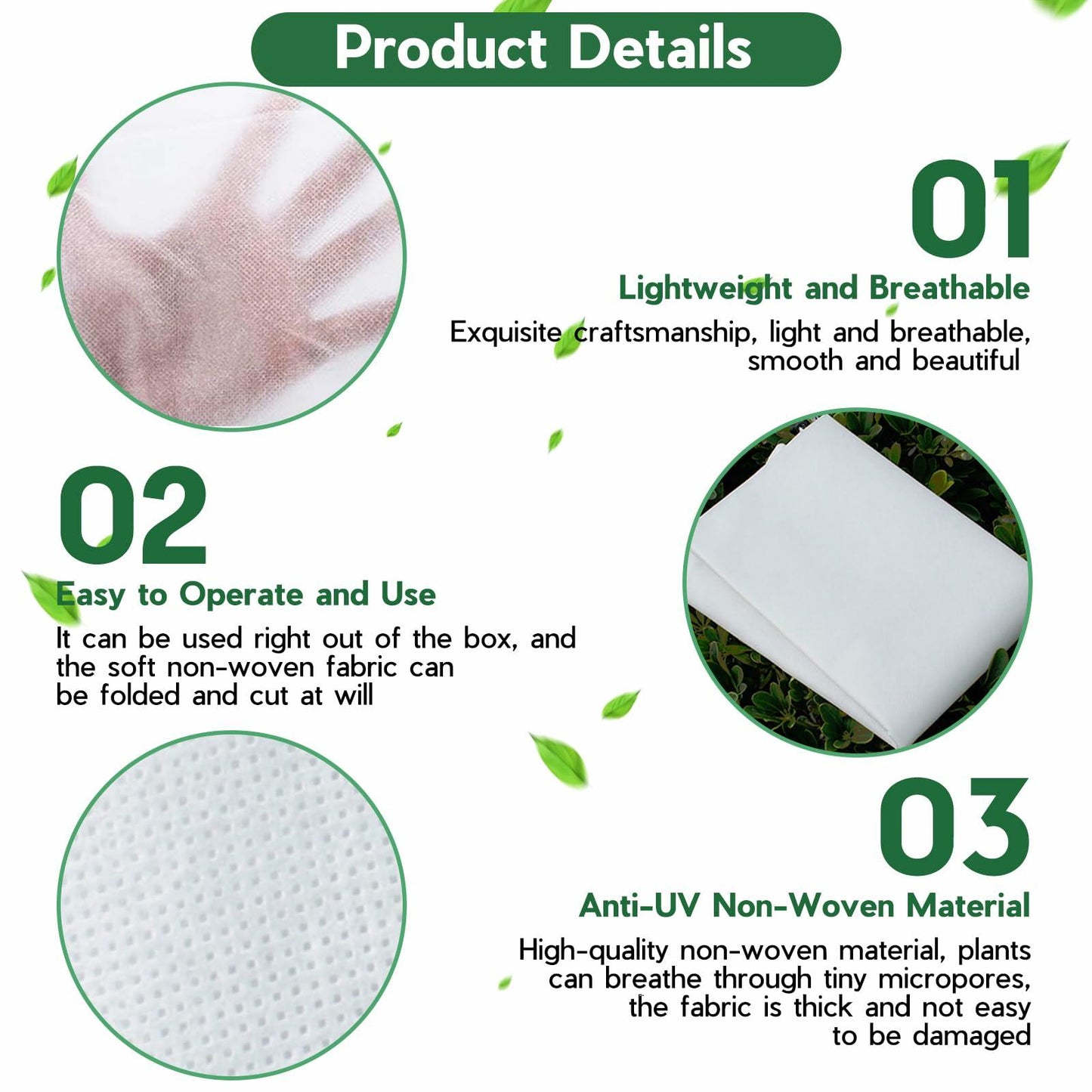Scettar Plant Covers 2 Pack 6.6x16.5Ft Frost Protection Outdoor Garden Cover