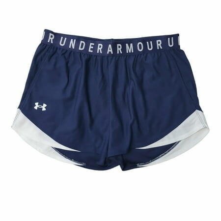 Under Armour Women's Play Up 3.0 Gym Shorts Navy 3" Inseam Size XXL