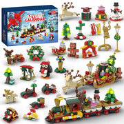 Christmas 2024 Blind Box Blocks 24-Day Countdown Calendar Kids 8-12