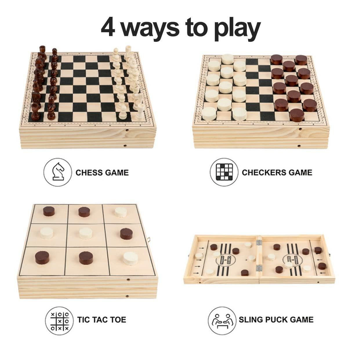 Inscape Data Fast Sling Puck Game Table Desktop Battle Large Foldable