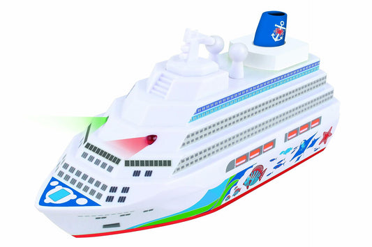 Daron Cruise Ship Pullback Toy Vehicle with Lights & Sounds TT4123