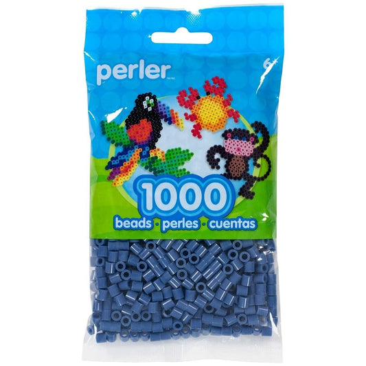 Perler Bulk Fuse Beads for Craft Activities 1000pcs Denim Blue