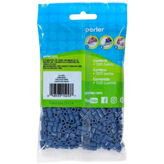 Perler Bulk Fuse Beads for Craft Activities 1000pcs Denim Blue