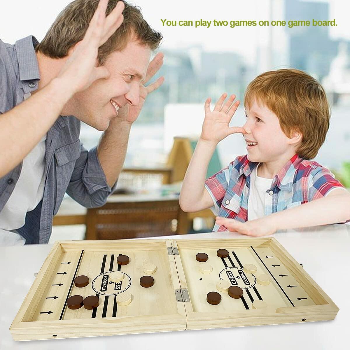 Inscape Data Fast Sling Puck Game Table Desktop Battle Large Foldable