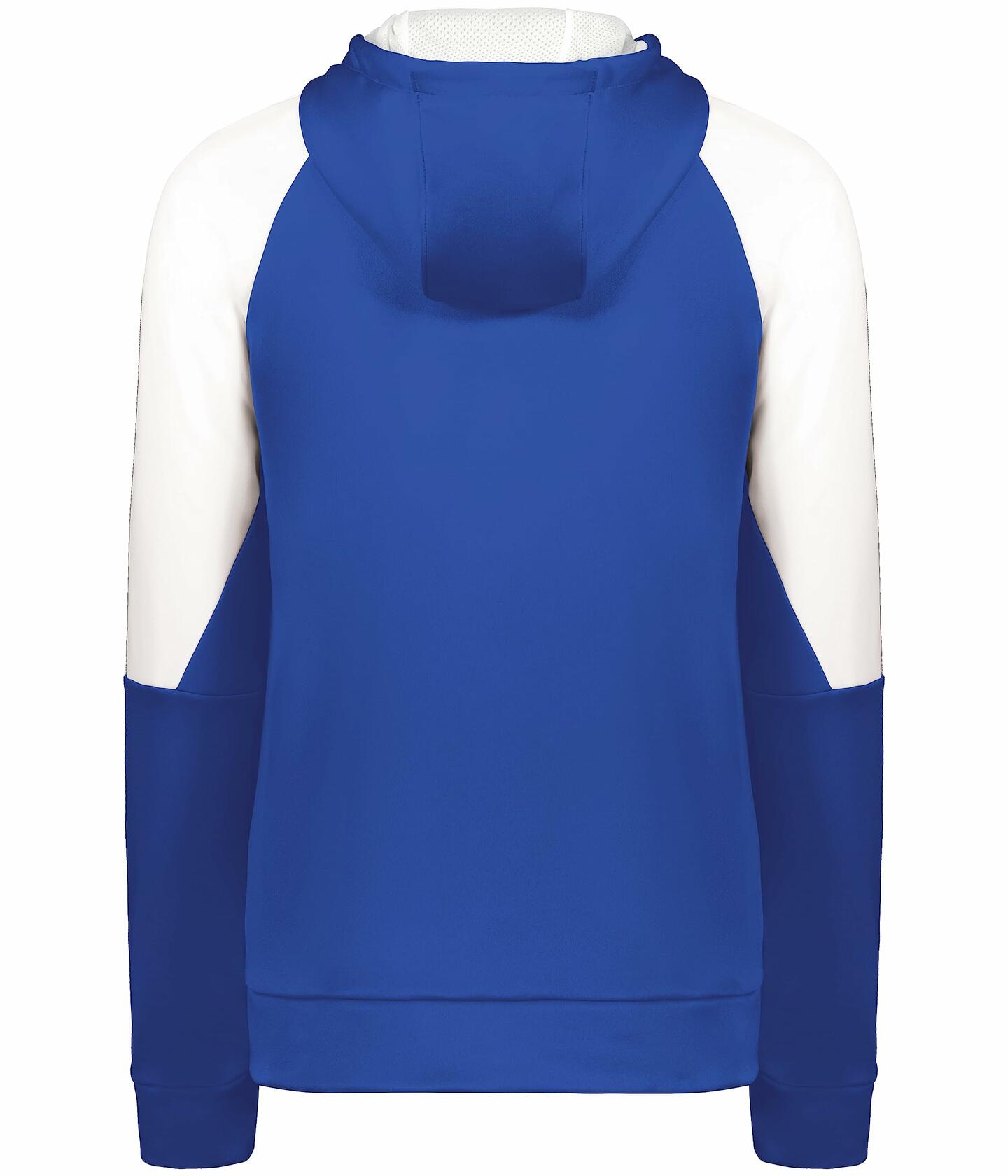 Holloway Women's Momentum Team Fleece Hoodie Royal White - Size XXL