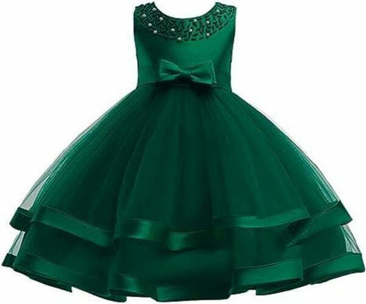 guchoo Girls Christmas Flower Dress Green Size 70 Special Occasion