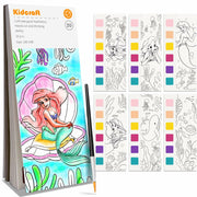 Paint with Water Mermaid Coloring Book Kit Travel Toy Mess Free for Kids