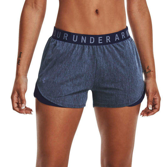 Under Armour Women's Play Up 3.0 Gym Shorts Navy 3" Inseam Size XXL