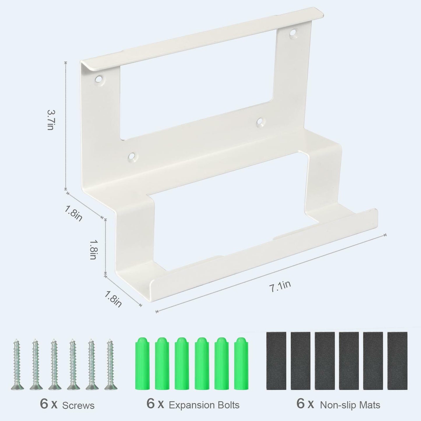 Starlink Gen 3 Wall Mount Bracket Kit for Router & Power Supply White