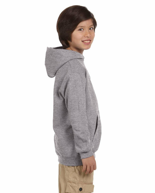 Champion Youth Pullover Hoodie Light Steel Size Small