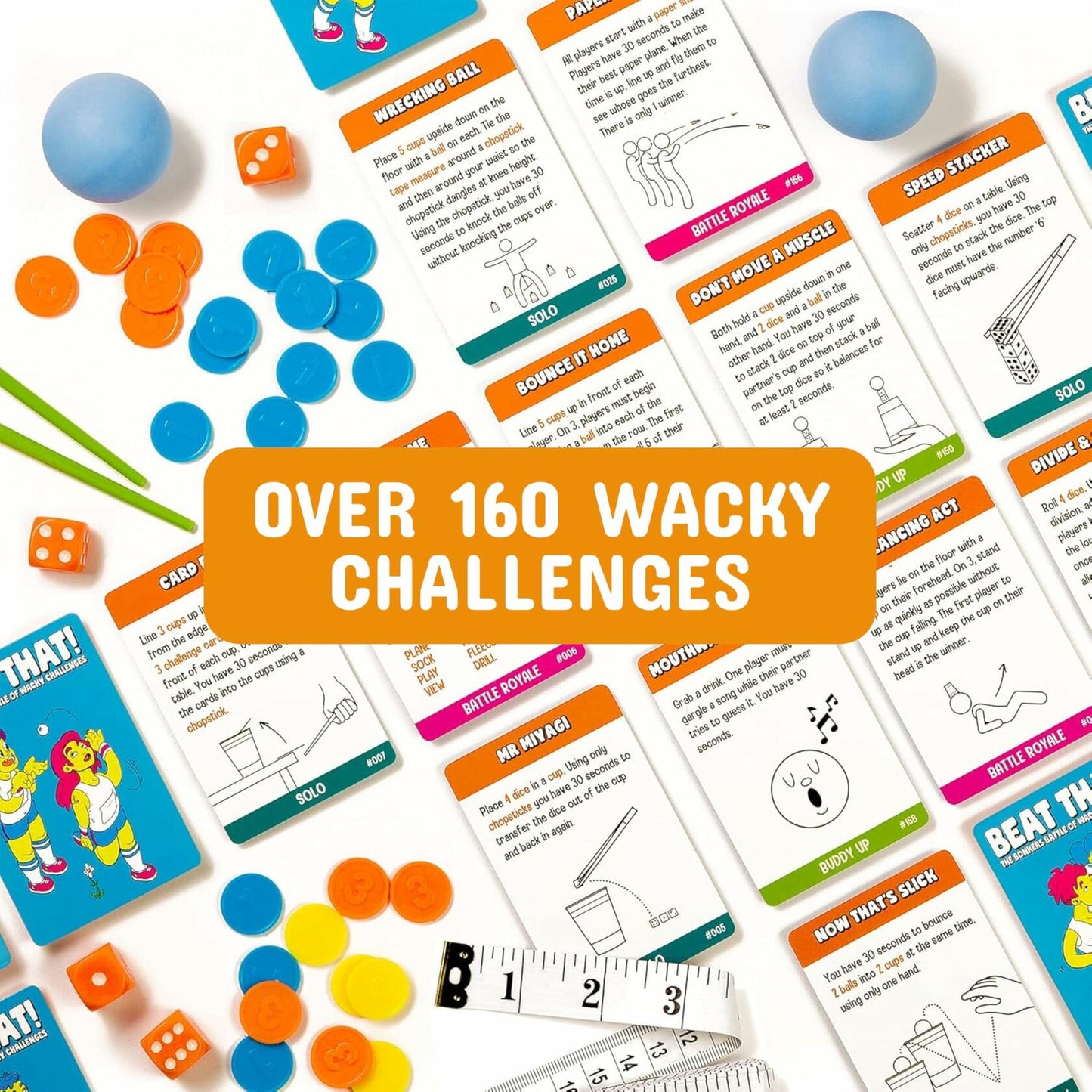 Gutter Games Beat That! The Bonkers Battle of Wacky Challenges Family Game