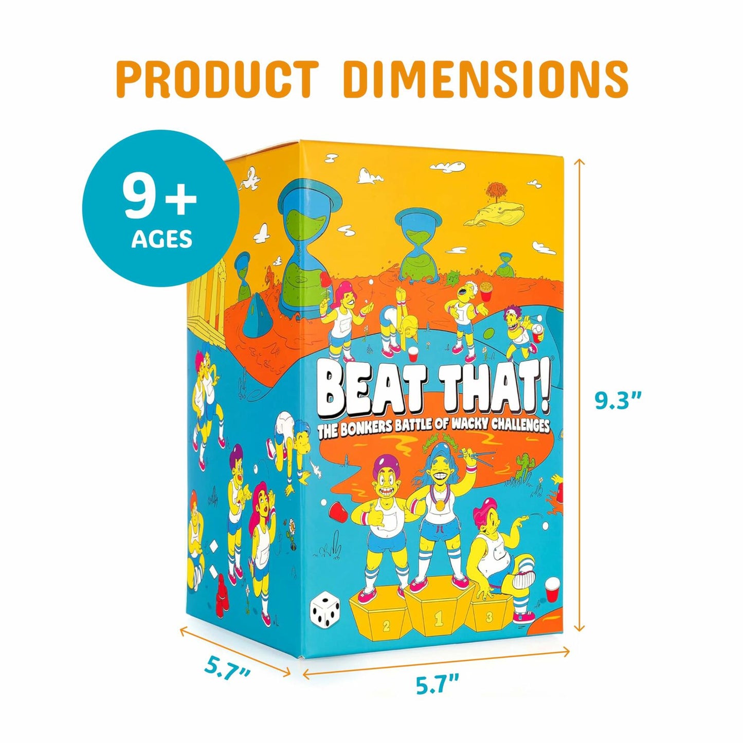 Gutter Games Beat That! The Bonkers Battle of Wacky Challenges Family Game