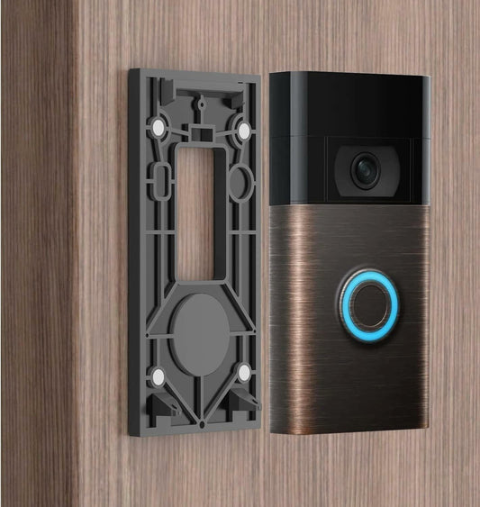 KIMILAR No-Drill Adhesive Mount for Ring Video Doorbell 2nd Gen Weather-Proof