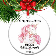 To My Magical Mommy -  Christmas Ornament Gift