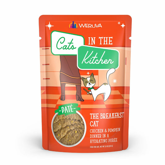 BB04/27 Weruva Cats in The Kitchen Paté Chicken & Pumpkin 3oz 12pk