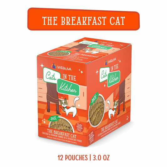 BB04/27 Weruva Cats in The Kitchen Paté Chicken & Pumpkin 3oz 12pk