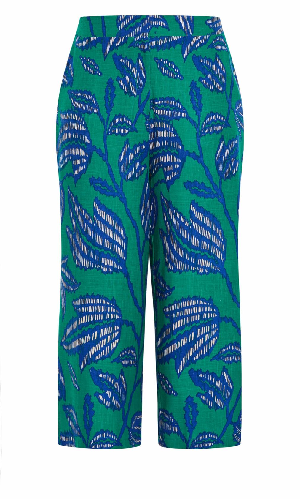 CITY CHIC Escapism Print Linen Blend Pants Size 26