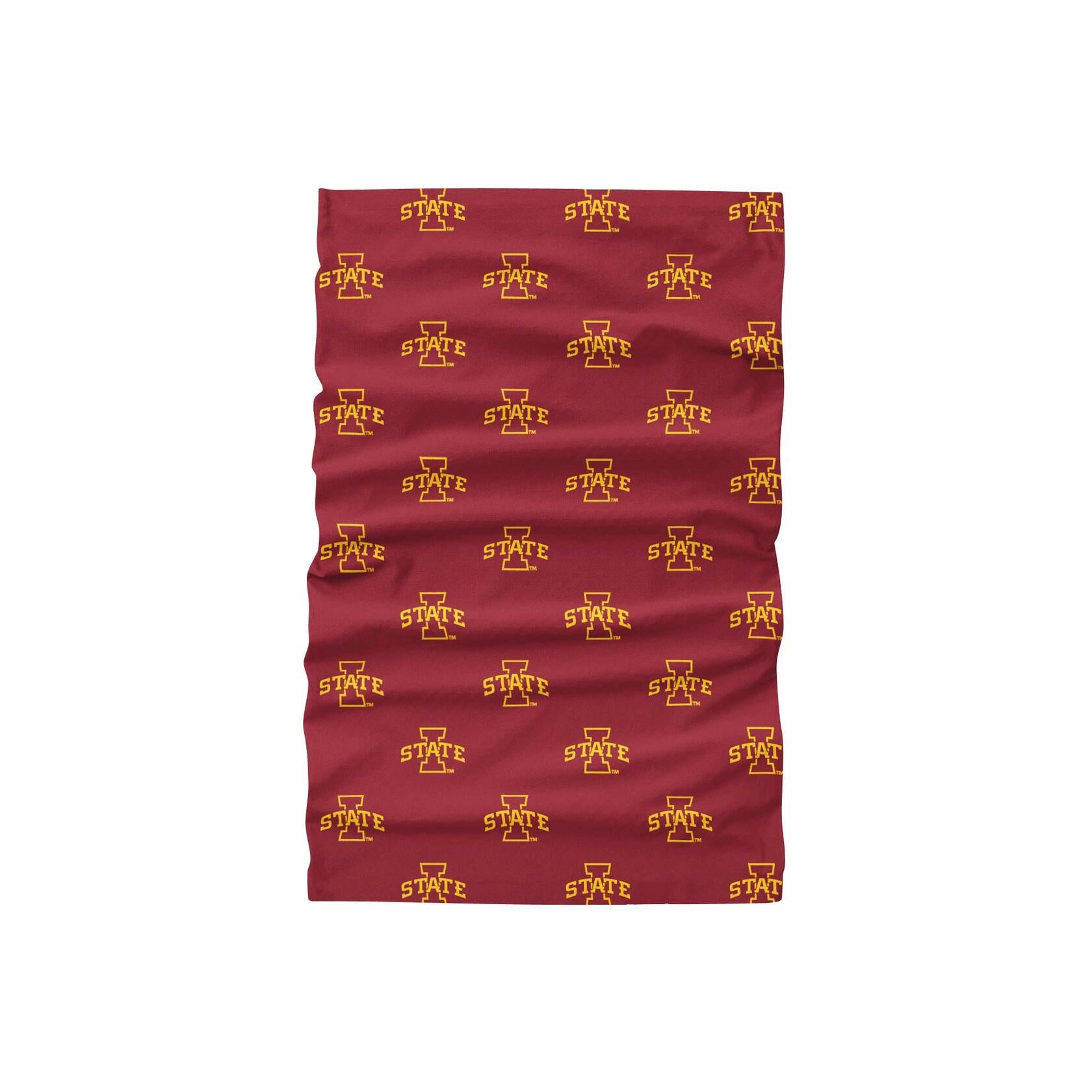 FOCO Iowa State Cyclones NCAA Mini Print Logo Gaiter Scarf Large Size L