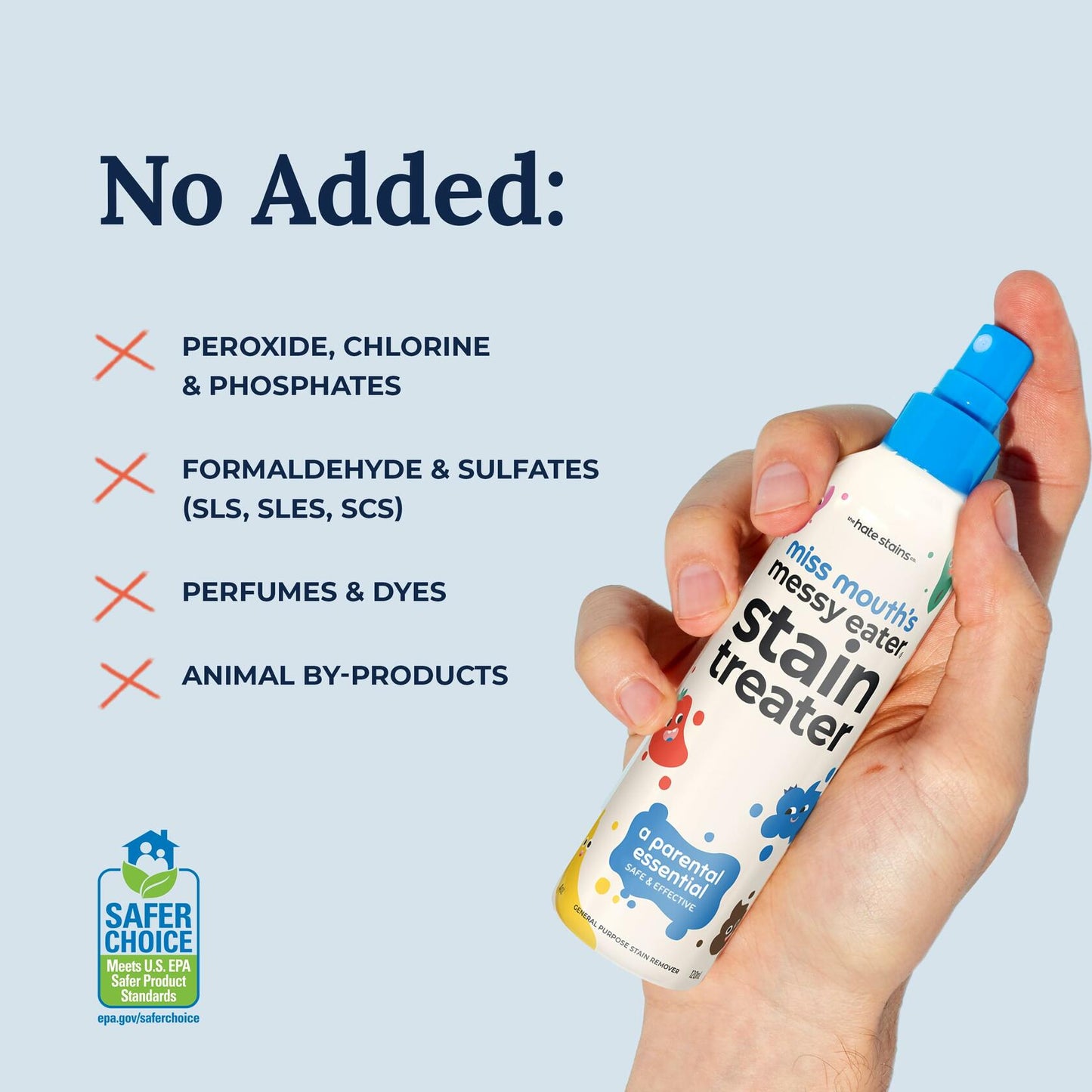 Miss Mouth Messy Eater Stain Treater Spray 4oz 3 Pack Newborn Baby