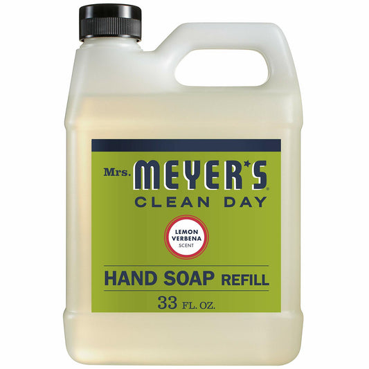 Mrs. Meyer's Clean Day Liquid Hand Soap Refill Lemon Verbena 33 Fl Oz