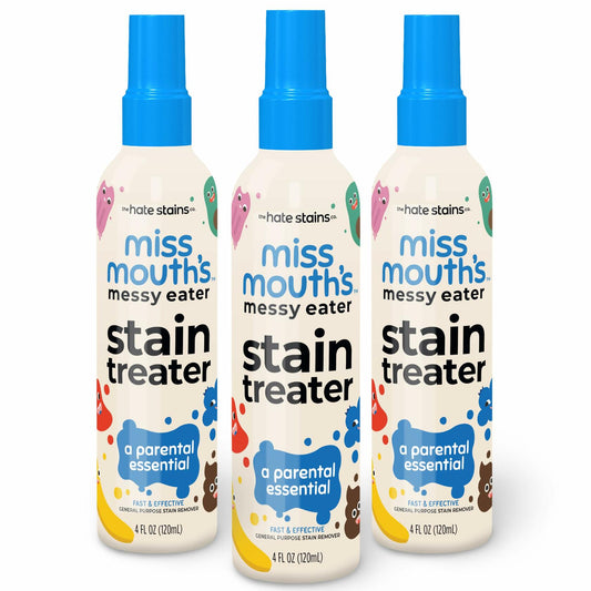 Miss Mouth Messy Eater Stain Treater Spray 4oz 3 Pack Newborn Baby