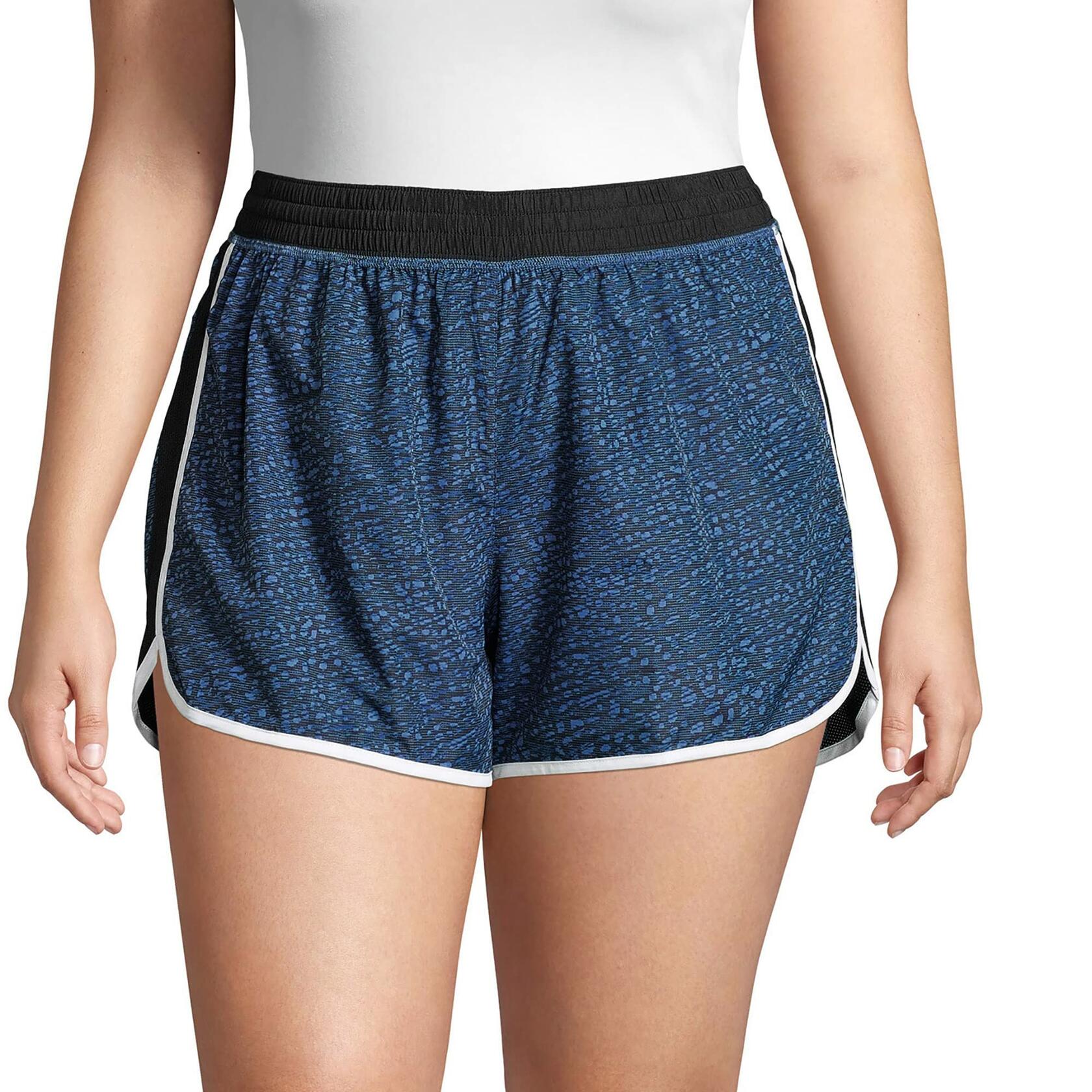 JUST MY SIZE Womens Active Woven Run Athletic Shorts Spot On Odyssey Size 3X