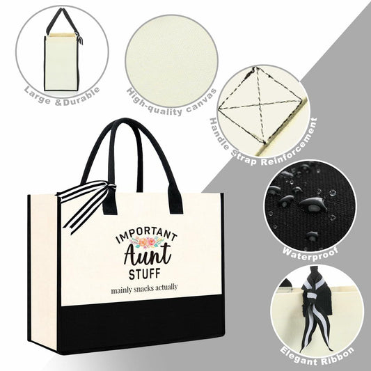 YUANHAO Tote Bag Grandma Gift Utility Shopping Bag Mothers Day Birthday
