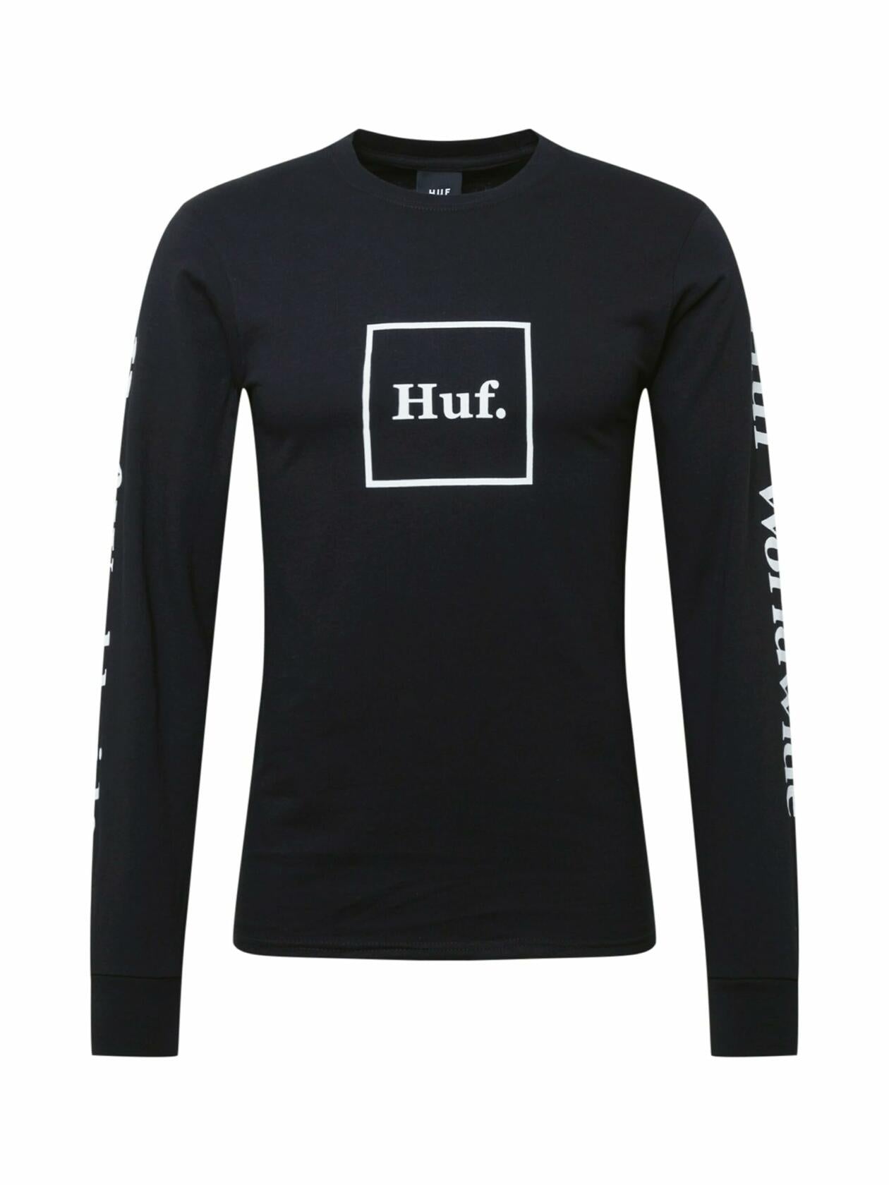 HUF Mens Domestic LS Tee T-Shirt Black Size Small US