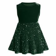 My First Christmas Baby Girl Velvet Dress Emerald Green 18-24 Months