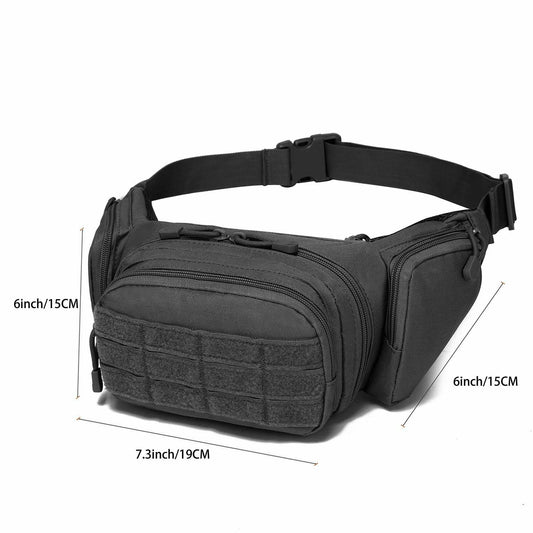 Gun Holster Fanny Pack Concealed Carry Pistol Pouch Waist Bag Black Camouflage