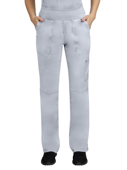 Healing Hands Women's Scrub Pant Tori Cargo 5 Pockets 2-Way Stretch Grey - 2XL