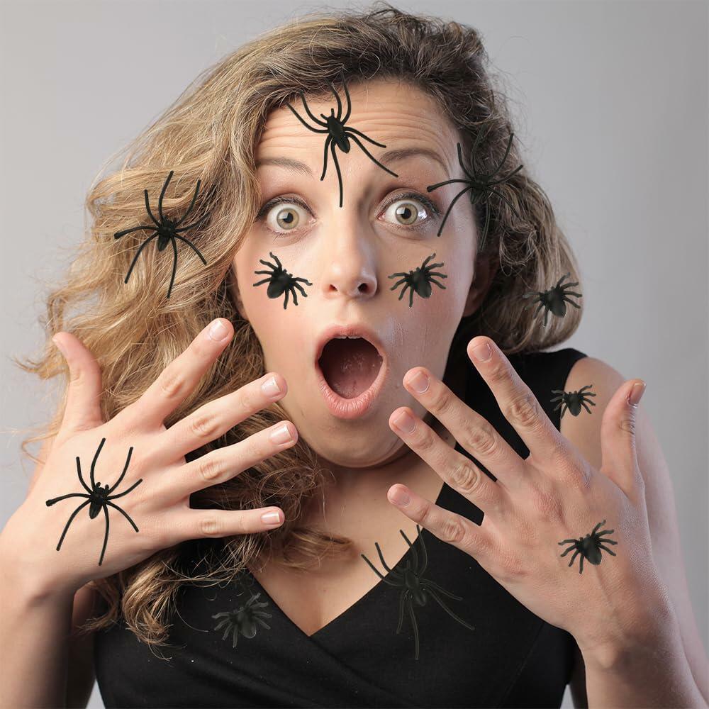 Fake Ants Halloween Mini 100Pcs Black Realistic Plastic Ants Prank Party
