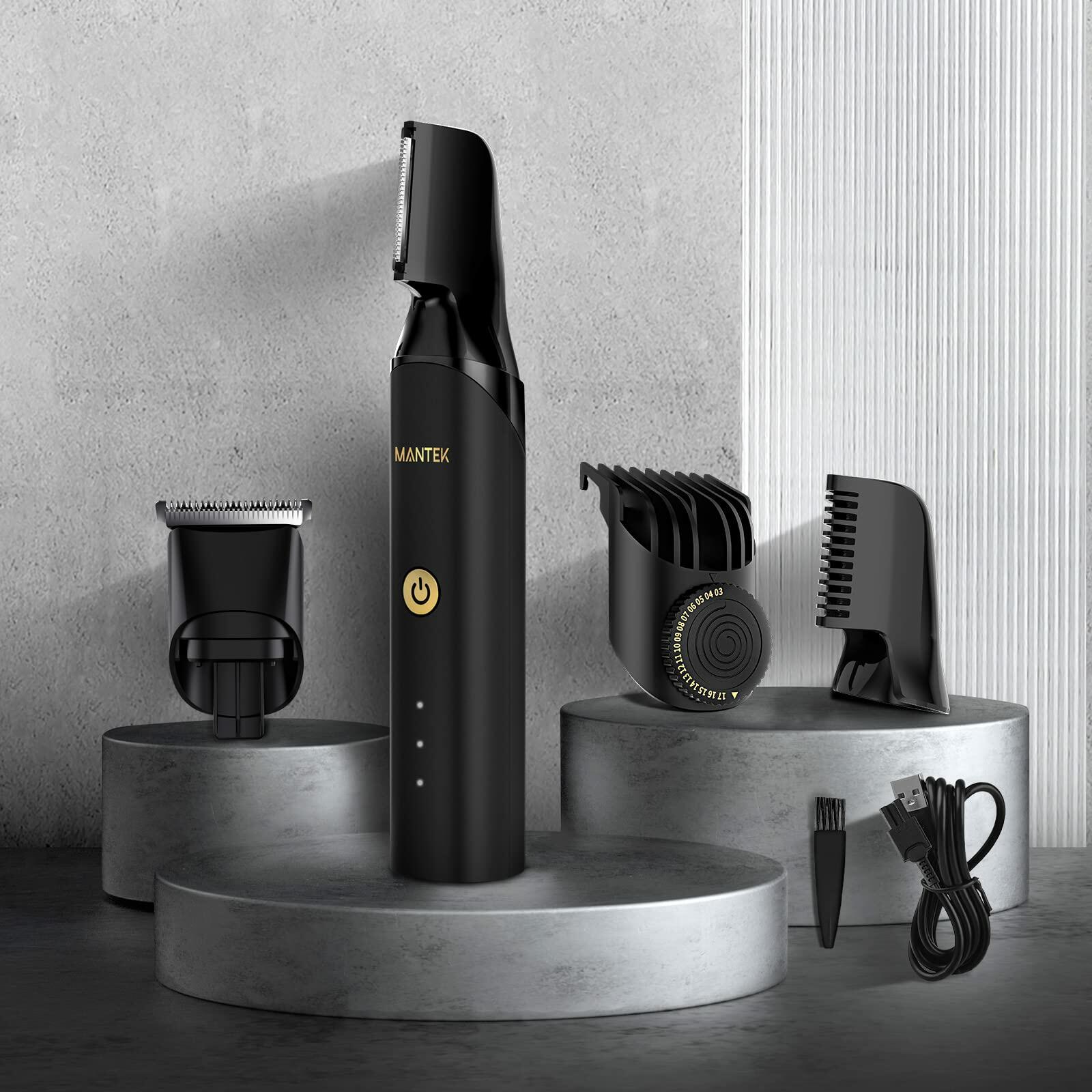 Body Trimmer for Men Electric Groomer with 2 Quick Change Trimmer Heads