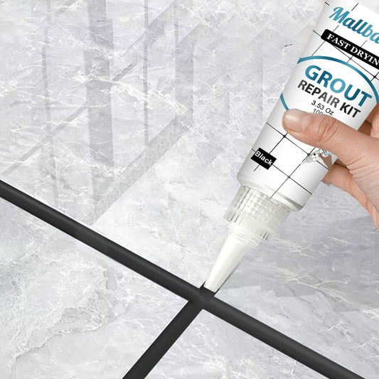 Grout Paint 2 Pack Black Grout Filler Tube Fast Drying Repair Kit