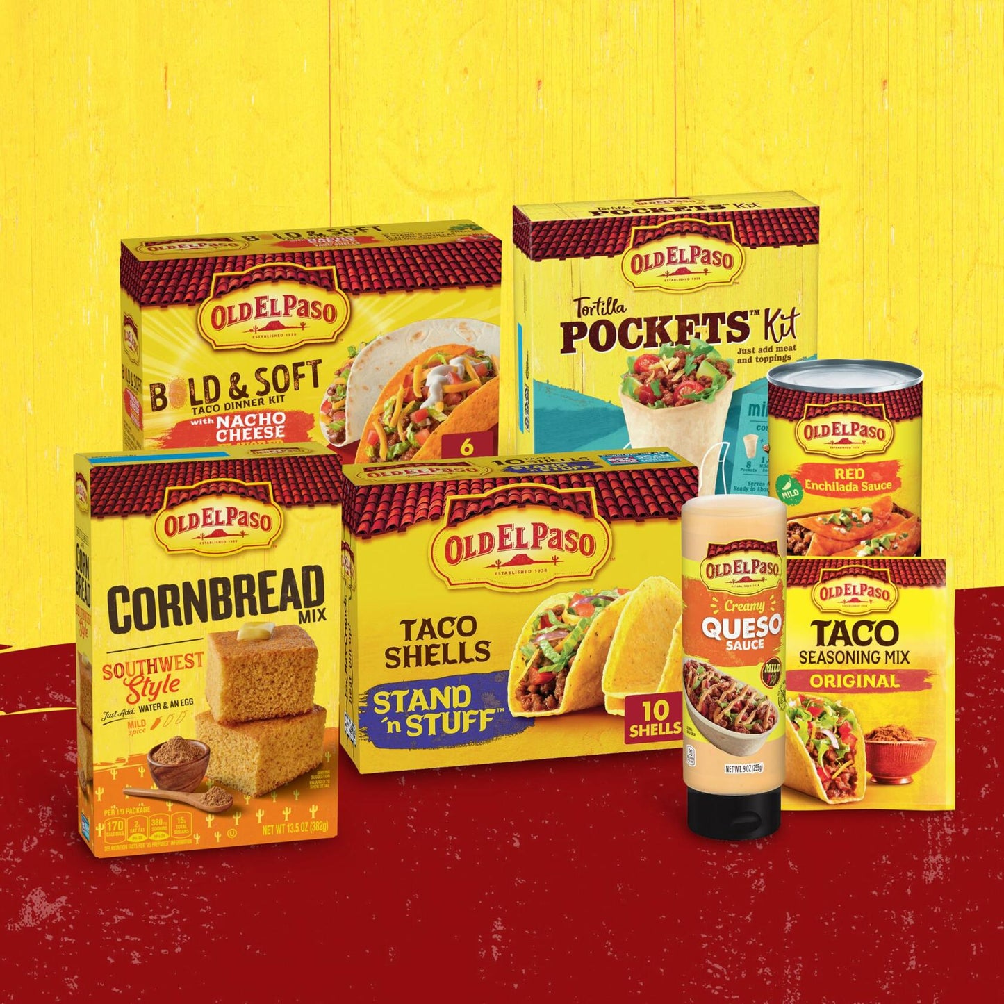 BestBy07/25 Old El Paso Cornbread Mix Southwest Style Baking Mix 13.5 oz