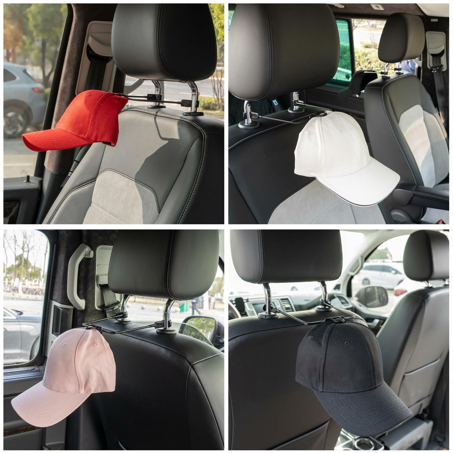 Yuoyar Car Hat Organizer Rack for Baseball Caps Truck SUV Hat Holder