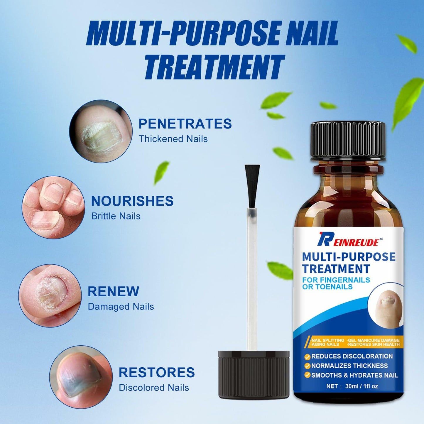 Wunila Toenail Fungus Treatment Extra Strength 30ml Multi-Purpose Nail Repair