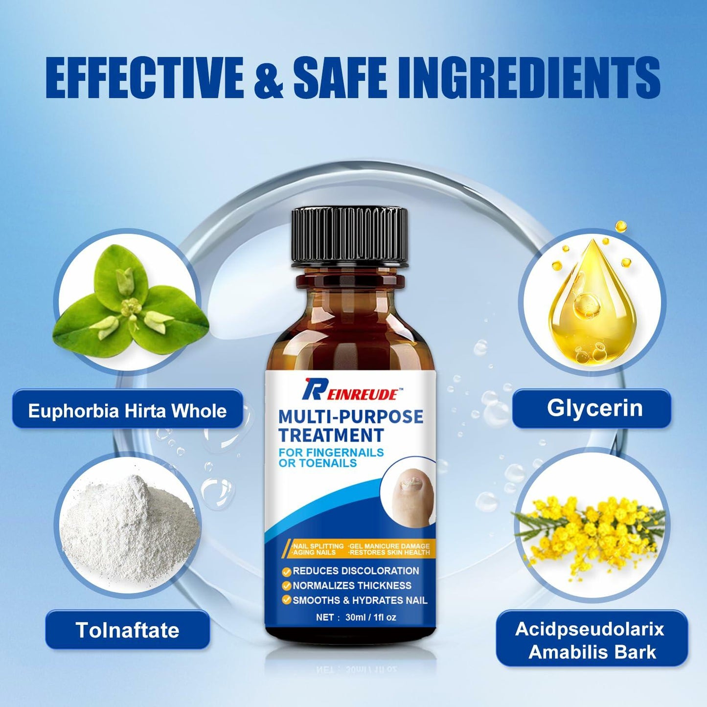 Wunila Toenail Fungus Treatment Extra Strength 30ml Multi-Purpose Nail Repair