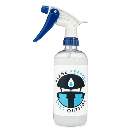 Plane Perfect Eyes Outside Windshield Cleaner Spray 16oz Plastic Glass