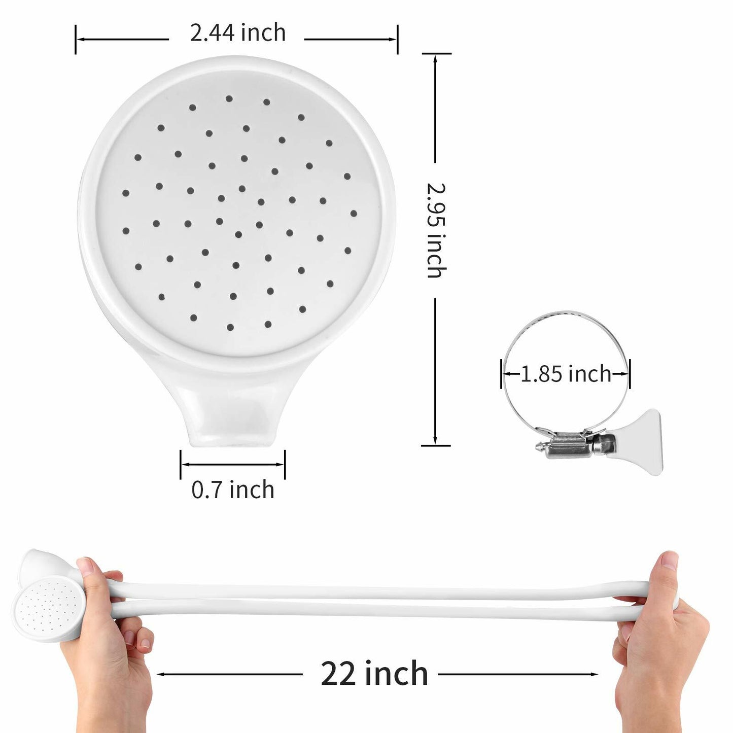 Lamoutor Pet Faucet Sprayer Portable Handheld Shower Bath Tool