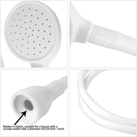Lamoutor Pet Faucet Sprayer Portable Handheld Shower Bath Tool