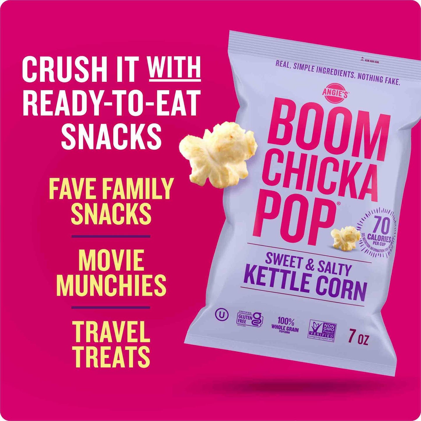 BestBy05/25 Angie's Boomchickapop Sweet Salty Kettle Corn Popcorn 7oz