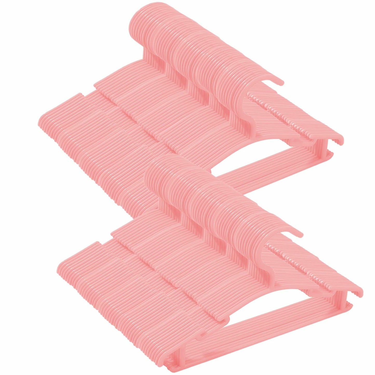 30 Pack Pink Baby Nursery Closet Hangers Non-Slip Infant Pant Hangers