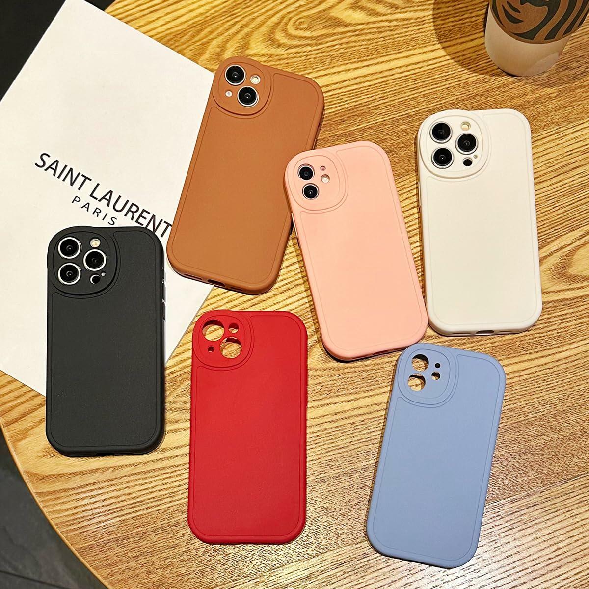 Callyue iPhone 16 Pro Max TPU Case Circular Edges Camera Protection Black