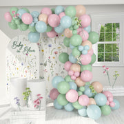 Soonlyn Baby In Bloom Balloon Arch Kit 14ft Wildflower Baby Shower Decor