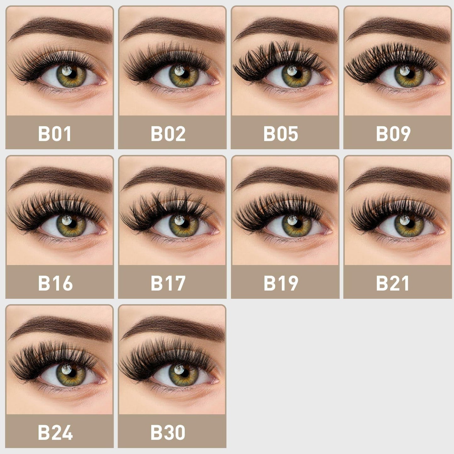 B&Qaugen DIY Lash Extension Kit B11 Individual Clusters Glue Remover